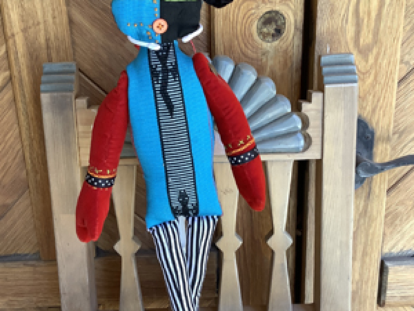 Sings-At-Dawn Stuffed Doll Pdf Pattern