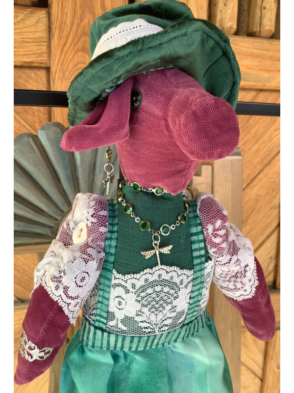 Priscilla Pig Has a Summer Picnic in 1911 by Karen Rivera