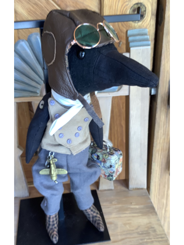 Reginald Raven Flys a 1930’s Campbell Propeller Plane by Karen Rivera