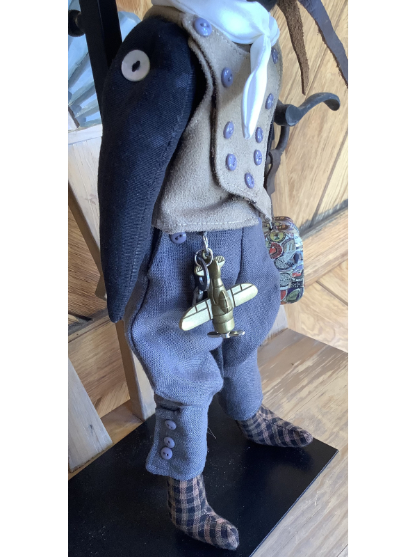 Reginald Raven Flys a 1930’s Campbell Propeller Plane by Karen Rivera