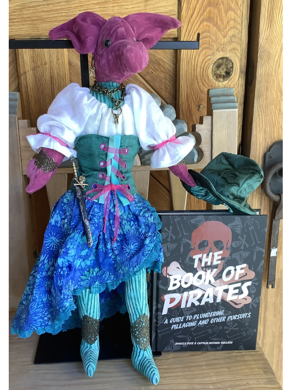 Priscilla Pirate Queen of Tortugas by Karen Rivera