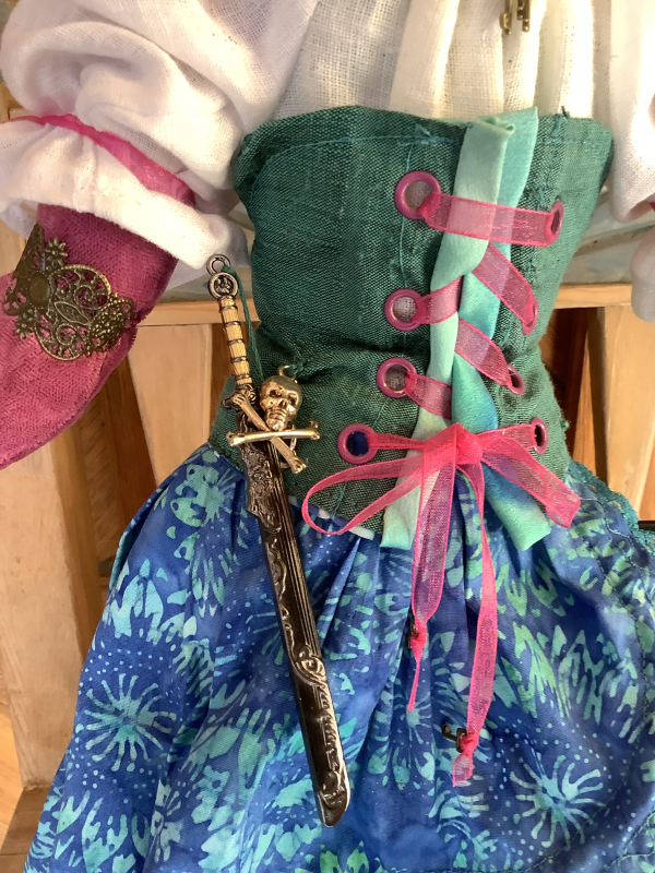 Priscilla Pirate Queen of Tortugas by Karen Rivera