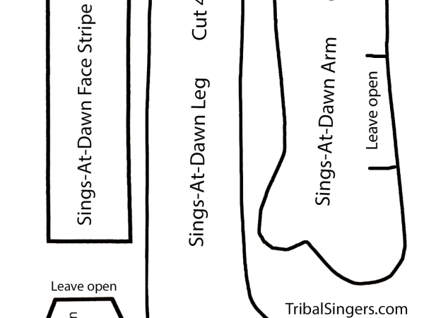 Sings-At-Dawn Stuffed Doll Pdf Pattern
