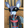 Santa Fe Raccoon by Karen Rivera