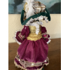 Handmade Steampunk Pirate Queen Frog  Art Doll with Velvet Gown