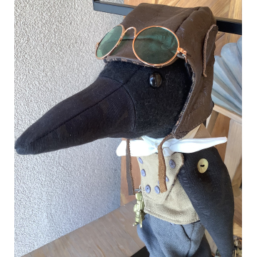 Reginald Raven Flys a 1930’s Campbell Propeller Plane by Karen Rivera