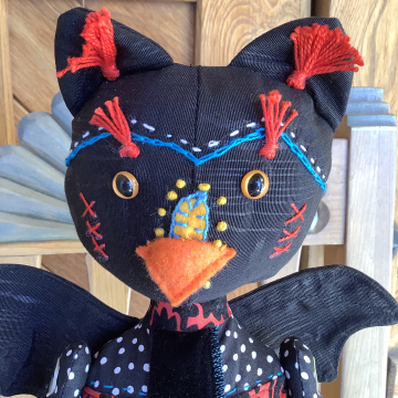 Blaze Flies Through the Dark New Mexico Skies by KD Rivera