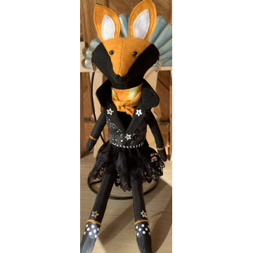 Black. Fox, Black Skirt