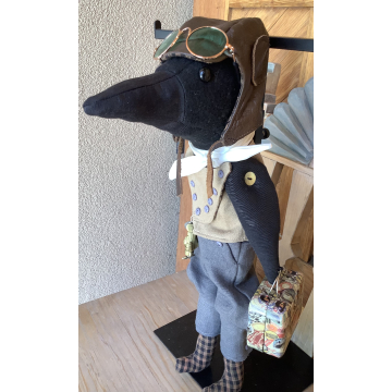 Reginald Raven Flys a 1930’s Campbell Propeller Plane